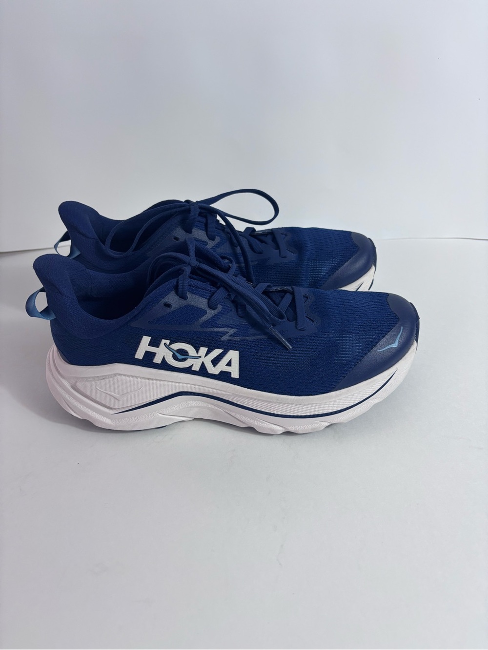 Hoka womens Blue Athletic Running Shoes size 8 (no insole) - Picture 12 of 15